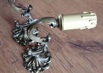 Stare mosiężne kinkiety