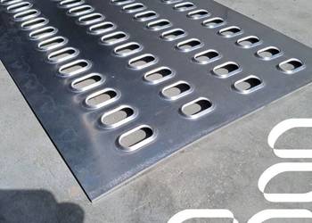 Blacha ALUMINIOWA LOHR 50 cm laweta najazd pomoc drogowa platforma