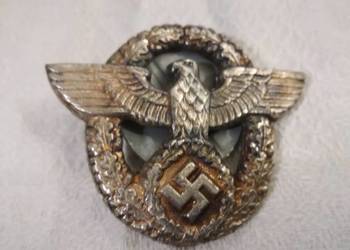 OBSERWUJ III Rzesza odznaka propagandowa, orzeł ze swastyką OBSERWUJ III Rzesza odznaka propagandowa, orzeł ze swastyką