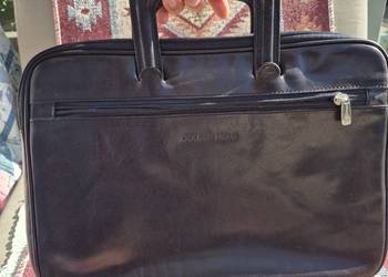 Skórzana torba na laptopa Golden head