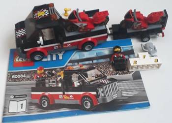 Klocki LEGO city auto transporter motocykli 60084 + Instrukcja część 1