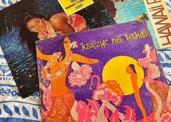 Księżyc na Tahiti, Hawaii Parade - trzy płyty winylowe z muzyką Hawajską