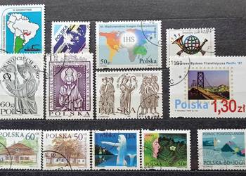 R Znaczki polskie rocznik 1997 kasowany niekompletny