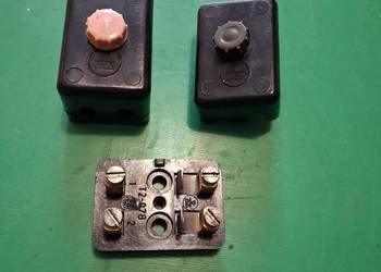 Mala puszka bezpiecznika bakelit mz ts Simson avo inne prl