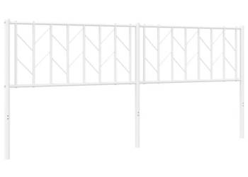 Metalowe wezgłowie białe 193 cm WM-374523