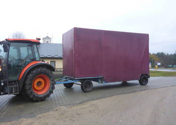 przyczepa ROLNICZA niskopodwoziowa 5,5x2 z plandeką