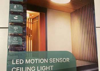 Lampa LED z czujnikiem ruchu 24W wodoszczelna Nowa