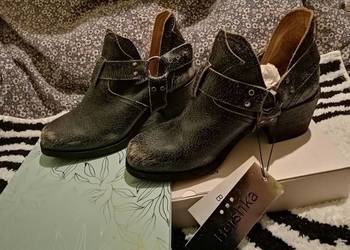 NOWE buty BERSHKA Limitowana Edycja! Botki SKÓRA NATURALNA!