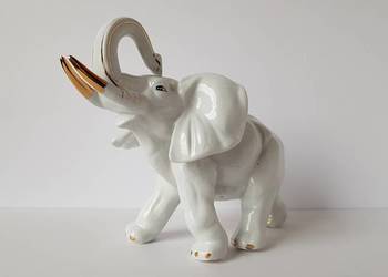 Porcelanowa figurka słoń (nr 3), porcelana