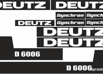 naklejki deutz d 6006