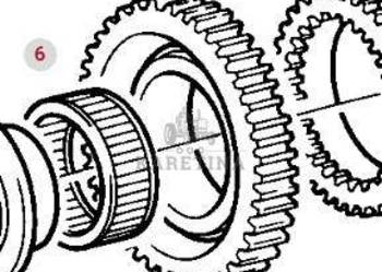 Fendt Favorit 514 Koło Zębate Walcowe CZĘŚCI 514100080040