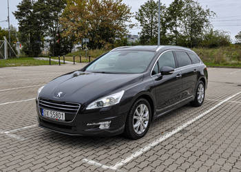 Peugeot 508 1,6T 2013 r. Bezwypadkowy Skóry
