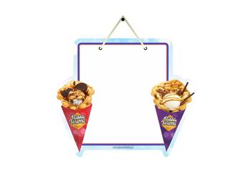 Cennik GOFRY BĄBELKOWE tablica reklamowa zmywalna 35x30cm