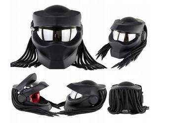 Kask motocyklowy Predator czarny -ROZMIAR L