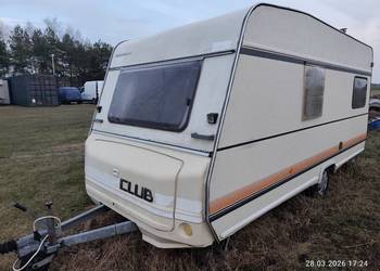 Przyczepa Kemping Domek Budowa Burstner Club