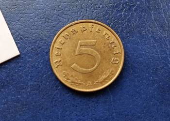 Stare monety 5 pfennig 1938 A Niemcy Stare monety 5 pfennig 1938 A Niemcy