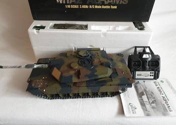 Model RC czołgu Abrams M1A2 firmy Heng Long METAL UPGRADE 1:16