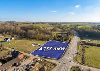 Działka usługowa z WZ przy DK 87 | 2 km od S7
