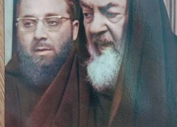 Pocztówka - Ojciec Pio z Allesio Parente z 1979 r