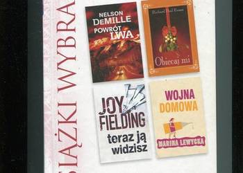 Książki wybrane Powrót lwa Obiecaj mi , Teraz ją widzisz