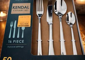 Zestaw sztućców Salter Kendal ze stali nierdzewnej - 16 elementów