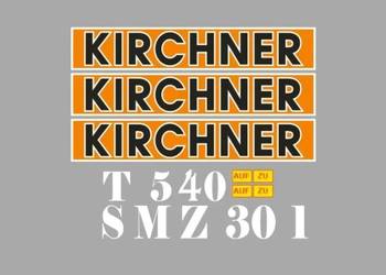 Naklejki oklejenie KIRCHNER T540 SMZ 301 Zamiennik