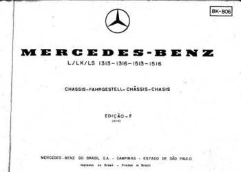 Mercedes Benz 1313 1316 1513 1516  katalog części
