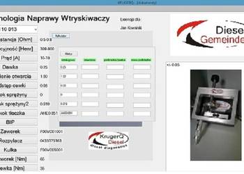 Trzeci etap regulacja wtryskiwaczy zestaw Pakiet