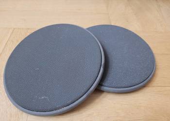 Osłony głośnika w półkę tył szary audi 80 90 B3