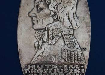 Huta Im. Tadeusza Kościuszko w Chorzowie ,1963, E. Gorol , posrebrzana