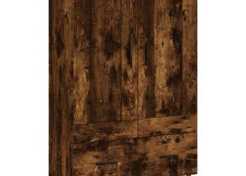 vidaXL Wysoka szafka, przydymiony dąb(SKU:830345)