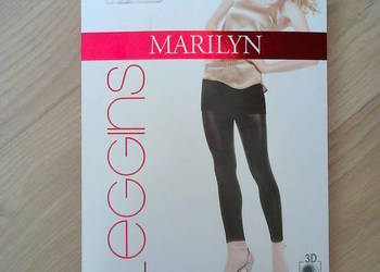 MARILYN legginsy z połyskiem 100 DEN. Kolor violet