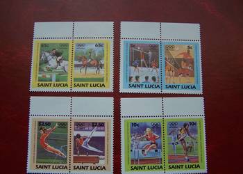 St. Lucia 1984 MNH Sport Olimpiada Los Angeles 84