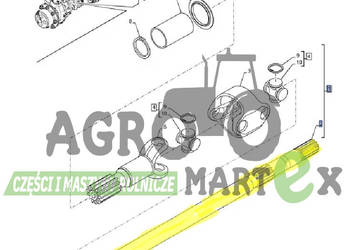 47546806 PÓŁOŚ DŁUGA CNH