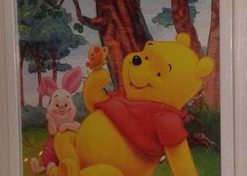 obrazek Kubuś Puchatek w białej ramce A4