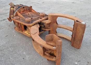 Chwytak hydrauliczny wyburzeniowy sortujący do rur obrotowy do koparki