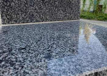 Stopnica Granitowa Grafitowa Ciemna 150x33x2cm Polerowana