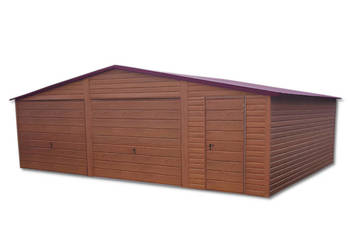 Garaż Blaszany dwustanowiskowy 8x6 PREMIUM