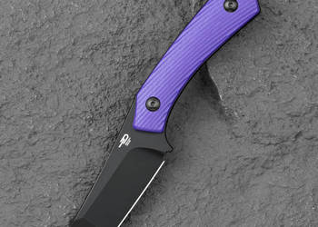 Nóż Bestech Step Purple G10, Black PVD D2 by Denis Simonutti (BFK06C)