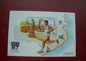 Hiszpania 1987 MNH Sport Wystawa Filatelistyczna