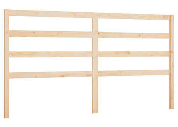 Wezgłowie łóżka 206x4x100 cm lite drewno sosnowe WM-817660