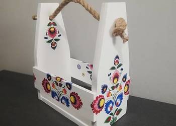 Skrzynka na kwiatek nosidło różne wzory prezent