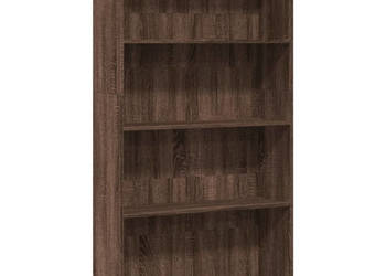 Regał brązowy dąb 80x24x143 cm materiał drewnopochodny WM-857850
