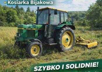 Koszenie trawy, mulczowanie, czyszczenie działek