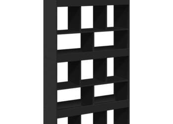 Regał/przegroda czarny 100x33x1875 cm WM-3309538