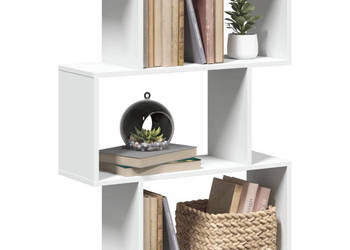 Regał przegroda 3 poziomy biały 70x24x97 cm WM-858111