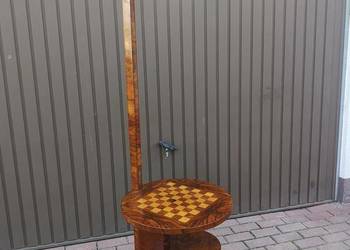 Lampa Art Deco Orzech Politura Unikat Stara Antyk Po Renowacji.