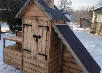 Wędzarnia ogrodowa drewniana.Cena obowiązuje do końca miesiąca!!!