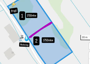 Działka z WZ Prawdziska - Kalinowo – 3 500 m² możliwy podział na mniejsze