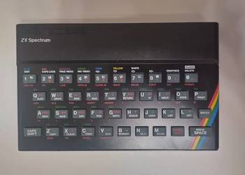 Retro komputer Sinclair ZX Spectrum 48k gumiak pełny oryginalny zestaw